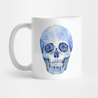 Halloween Watercolor Skull Horror Fan Mug